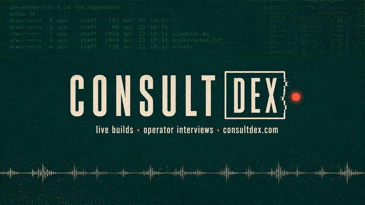 ConsultDex community banner