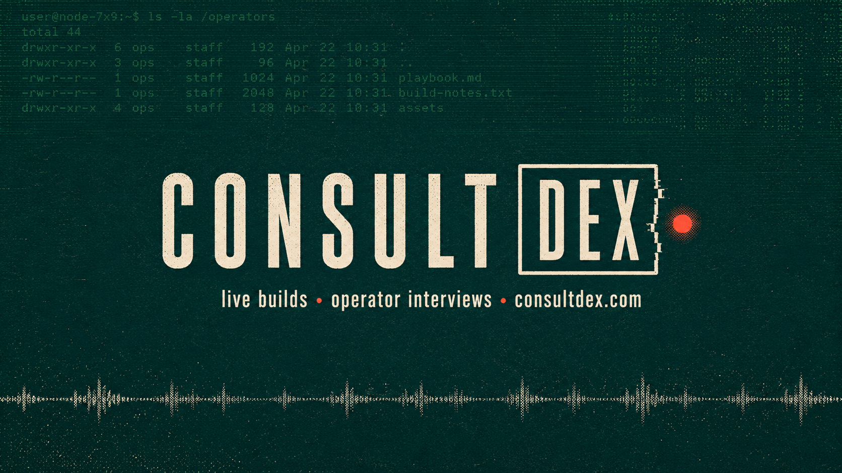 ConsultDex community banner