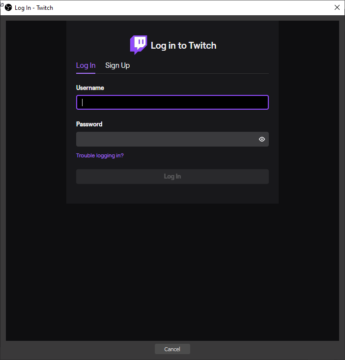 how to connect obs to twitch